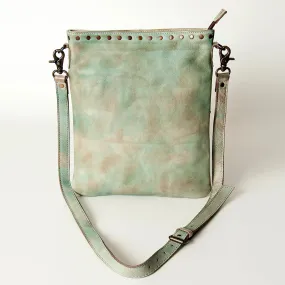 Take It Easy Leather Purse - Turquoise/Aqua