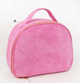 Terry Train Case - Pink