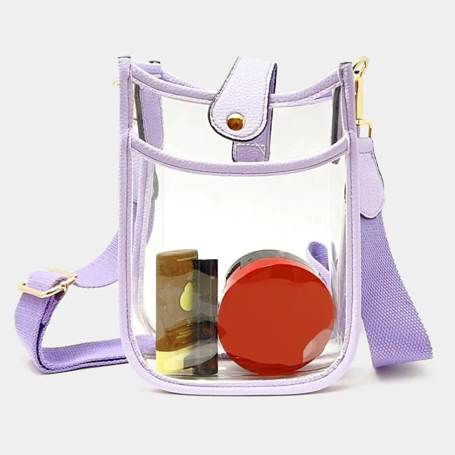 TG10219 Game Day Mini Clear Crossbody Bag