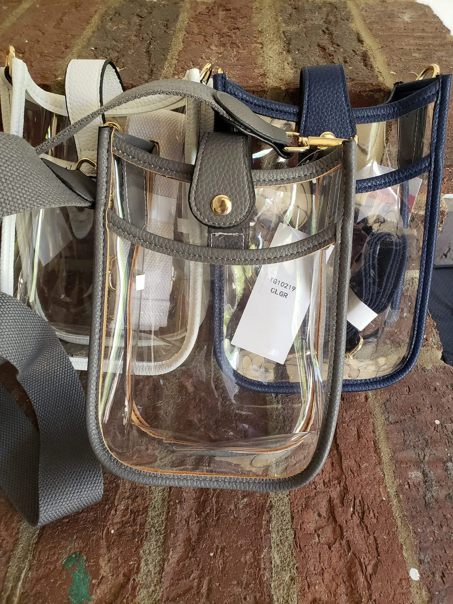 TG10219 Game Day Mini Clear Crossbody Bag