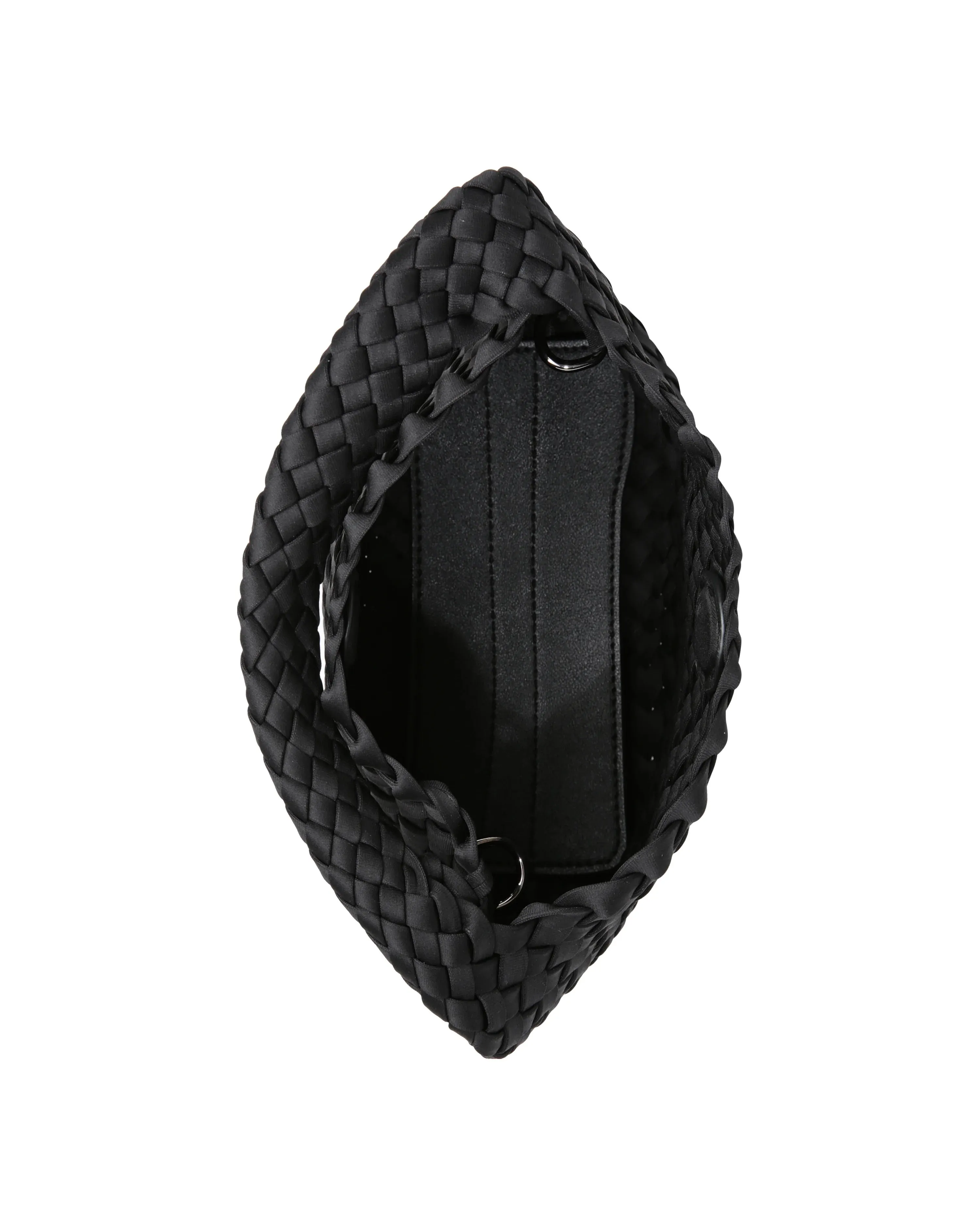 The Argo Bag (BLACK) Woven Neoprene Mini Bag