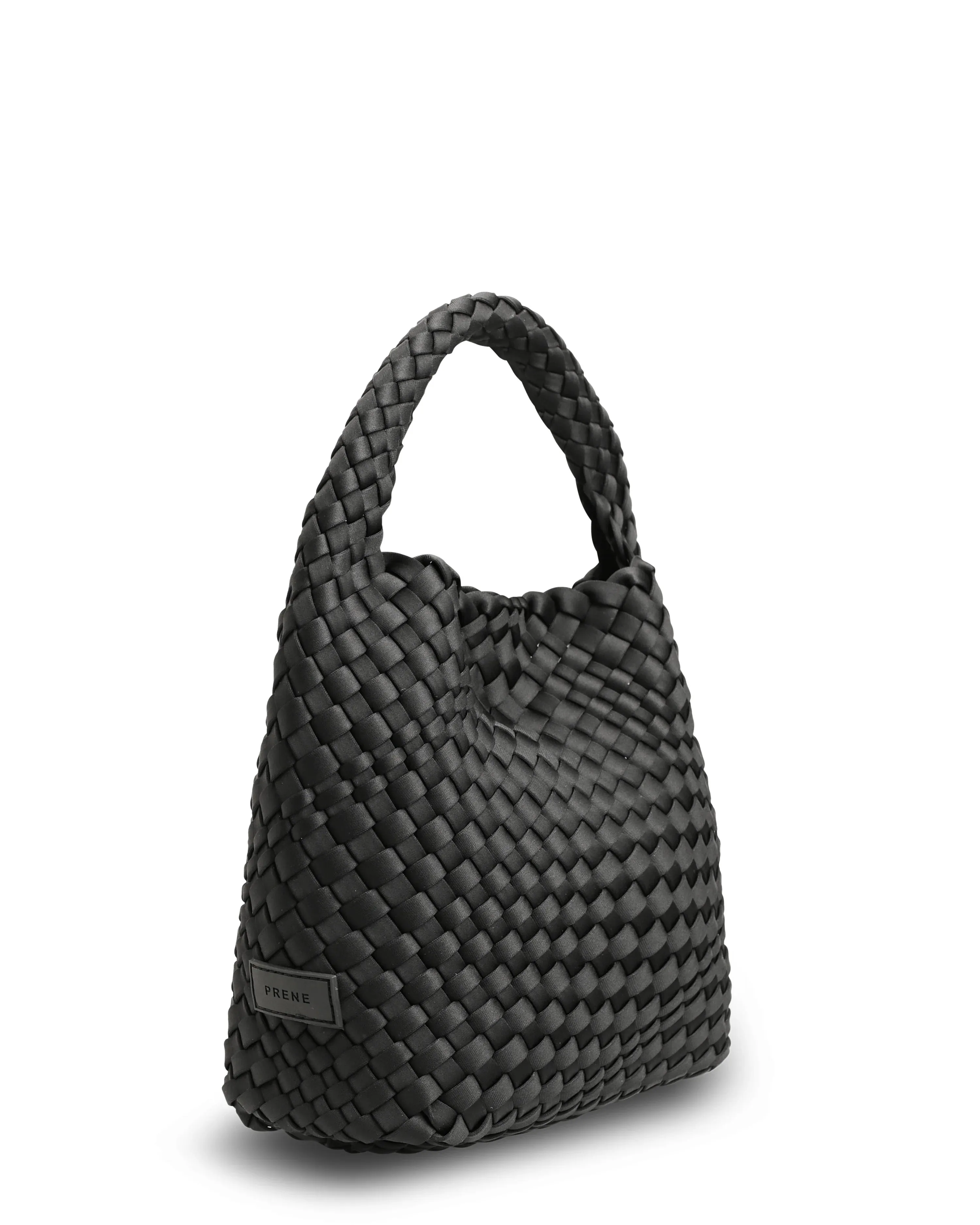 The Argo Bag (BLACK) Woven Neoprene Mini Bag