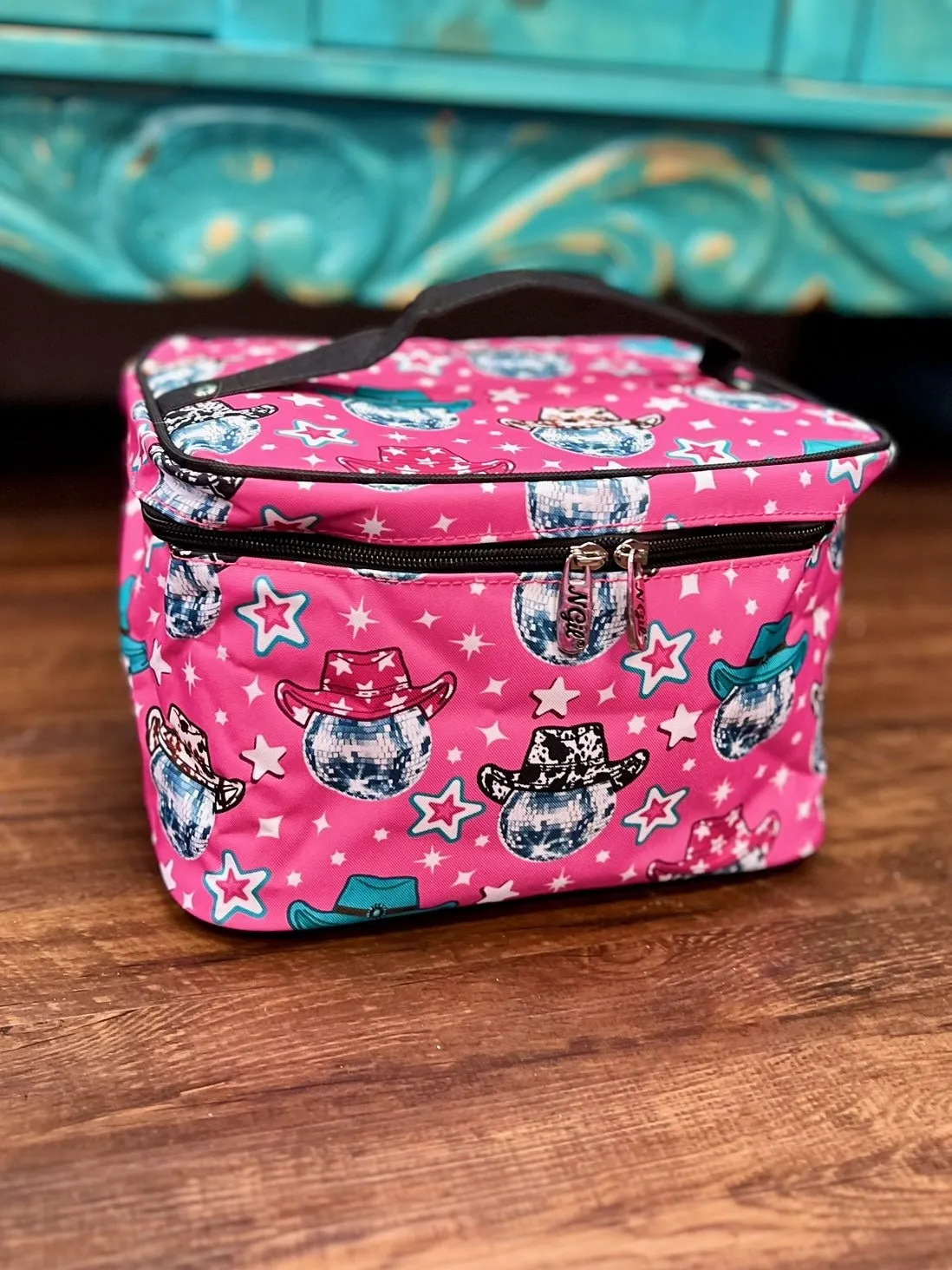 The Disco Cowgirl Large Cosmetic Case