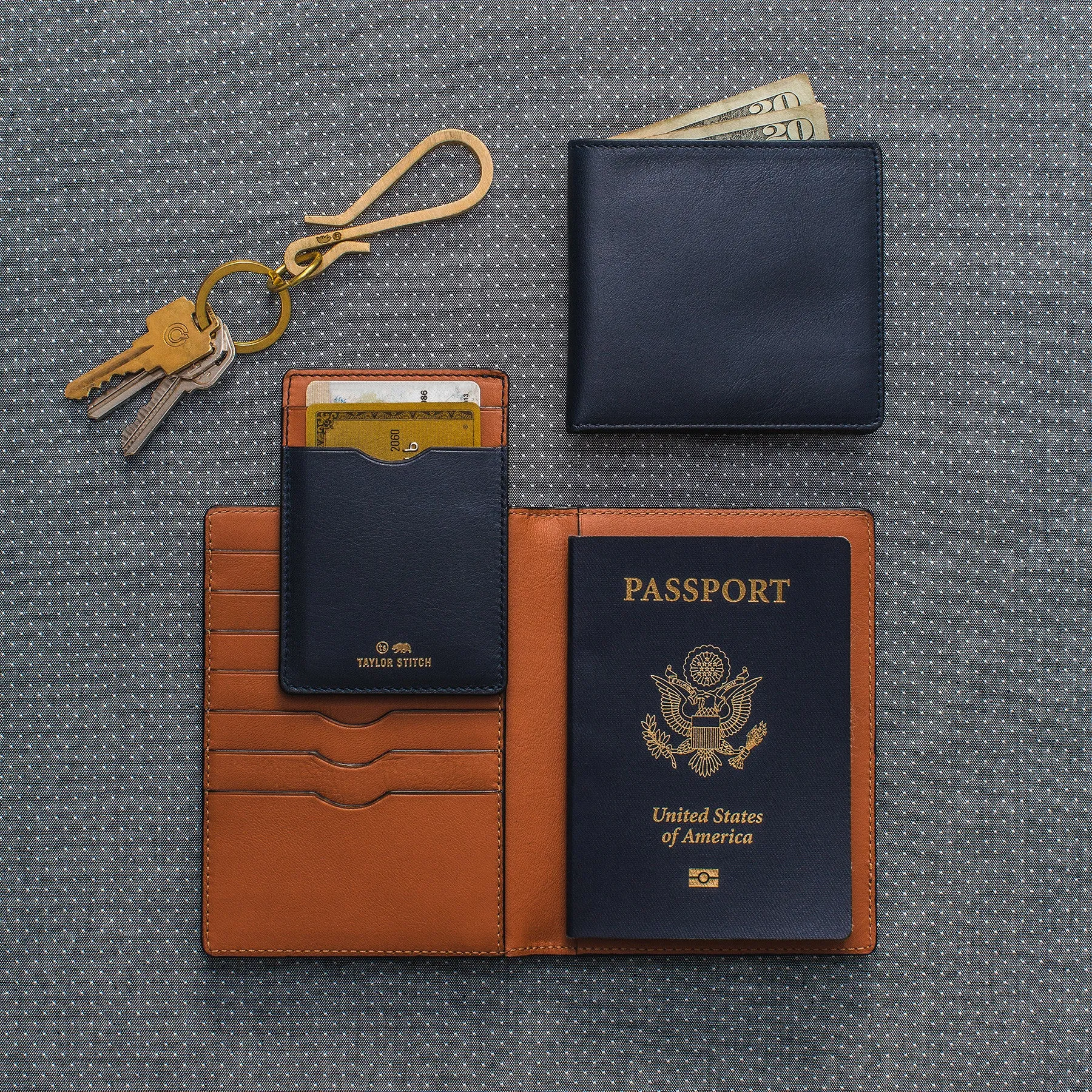 The Minimalist Billfold Wallet in Navy