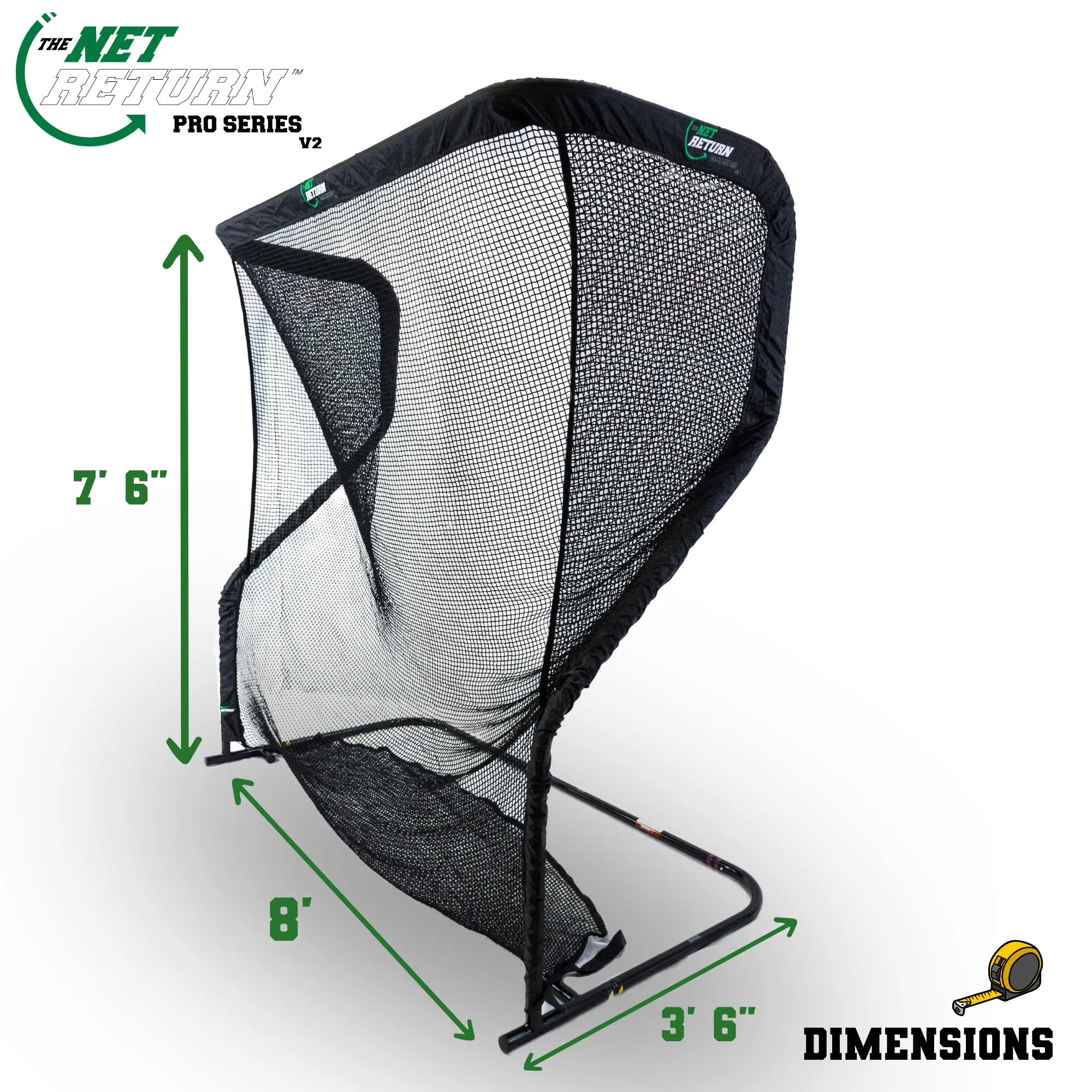 The Net Return Pro Series V2- 8'w x 7'.6"h