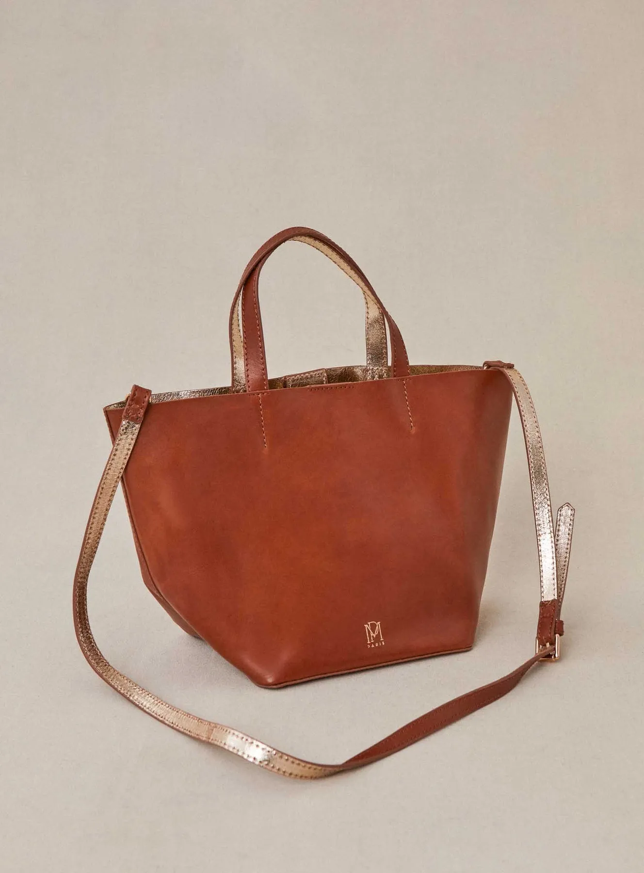 Tote Bag Swee Sweety Cuir Camel