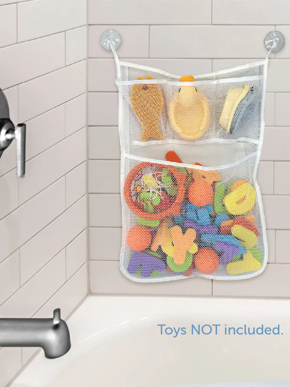 Tubtime Bath Toy Storage Bag w/ Suction Cups