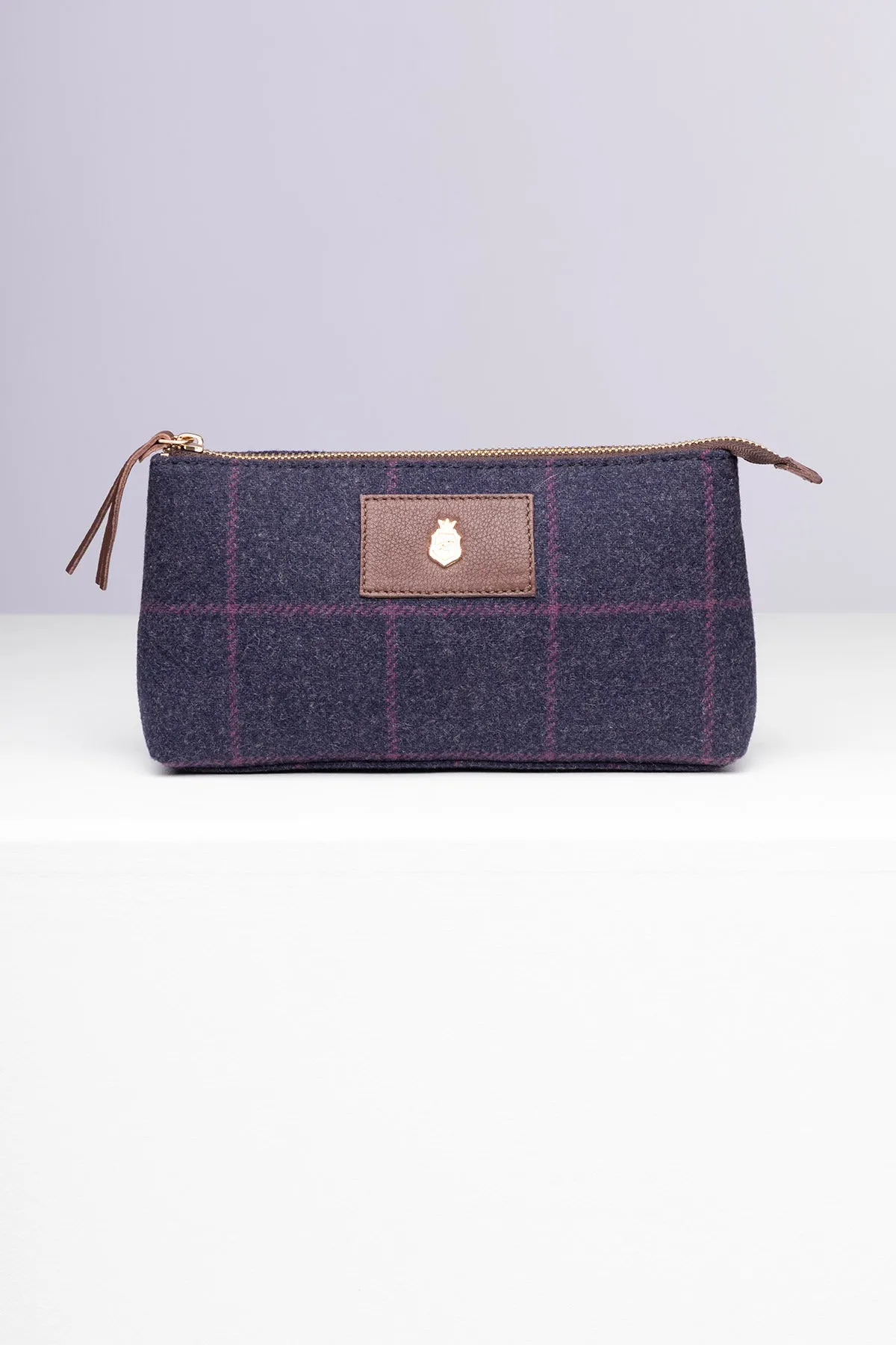 Tweed Makeup Pouch - Helmsley