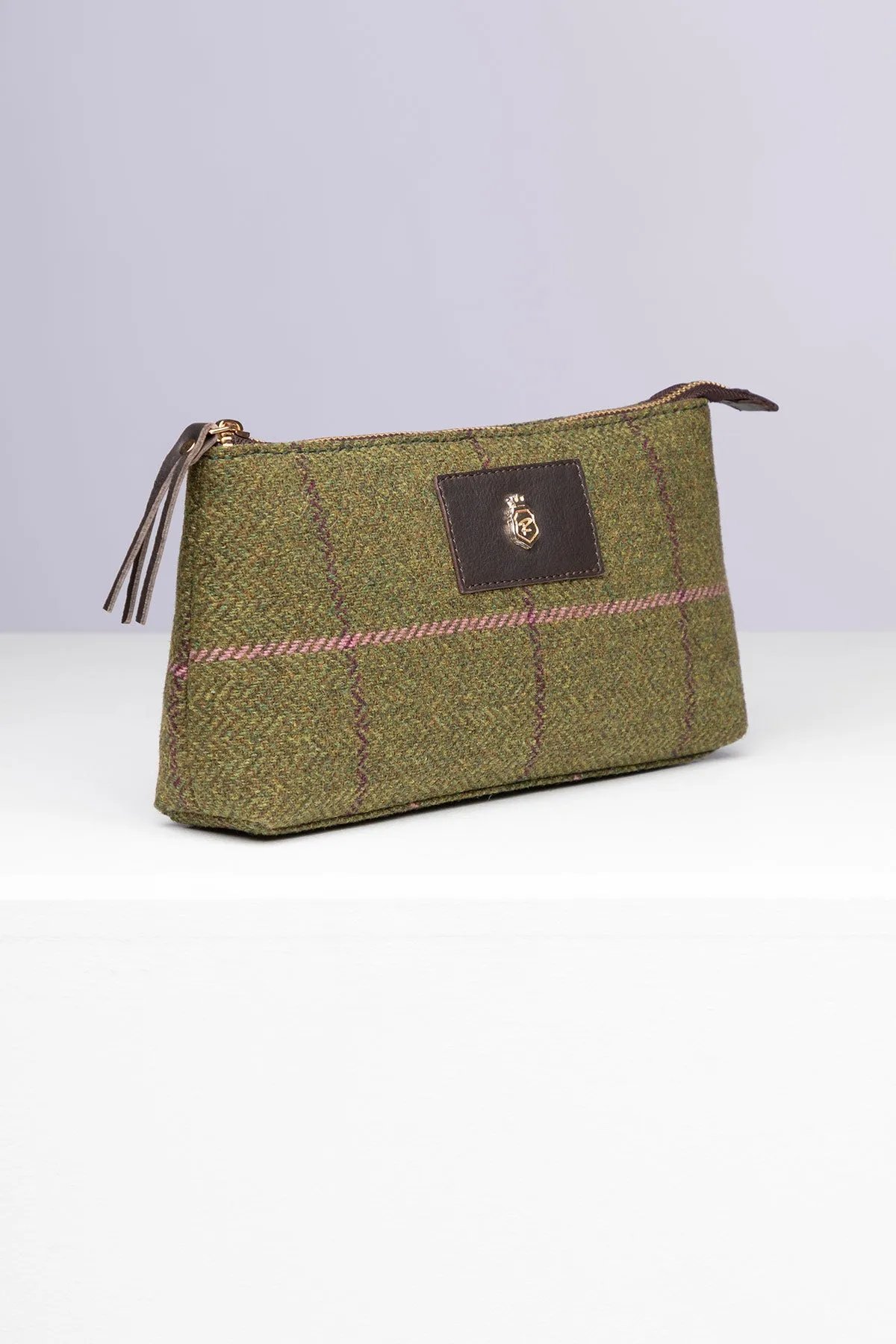 Tweed Makeup Pouch - Helmsley