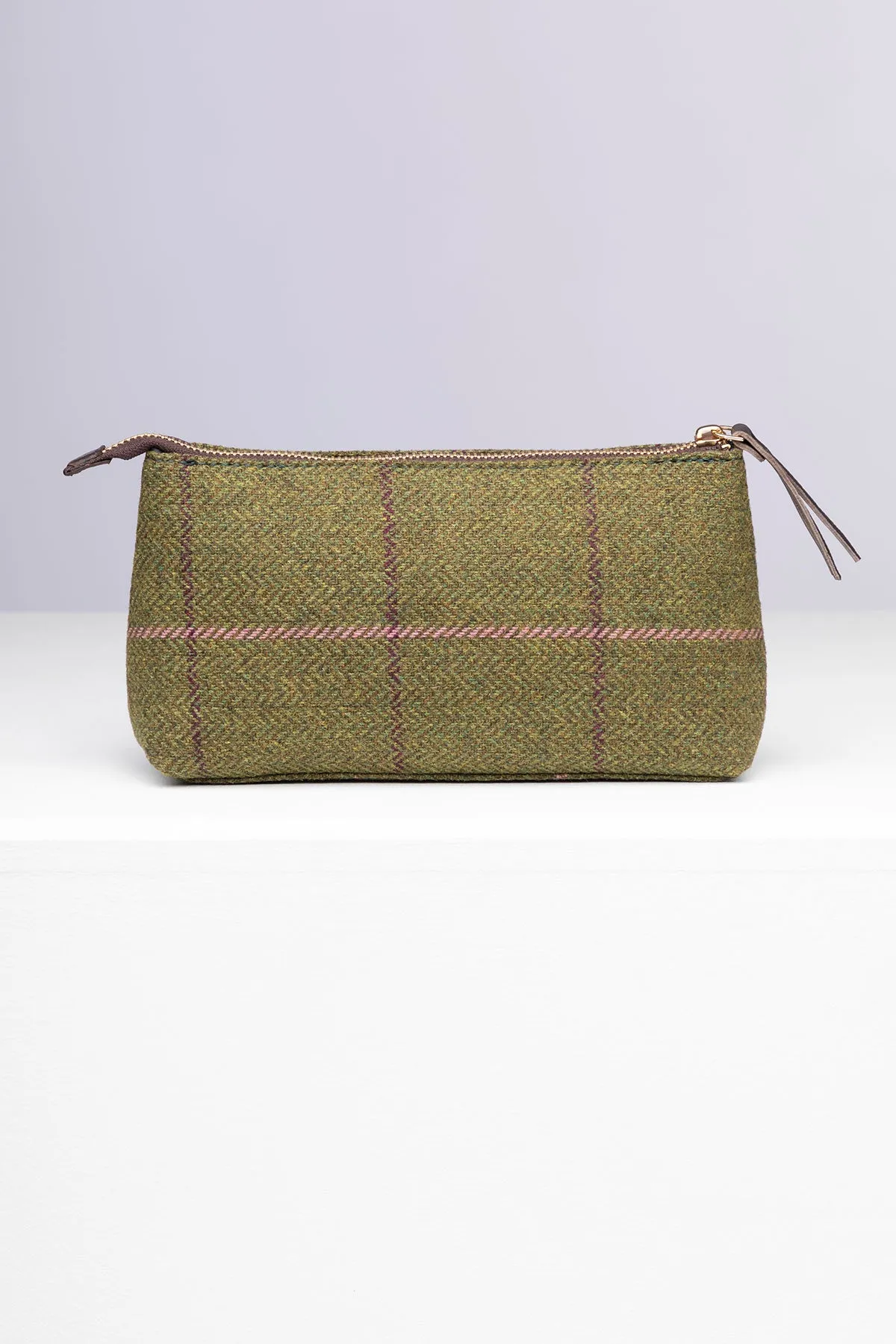 Tweed Makeup Pouch - Helmsley