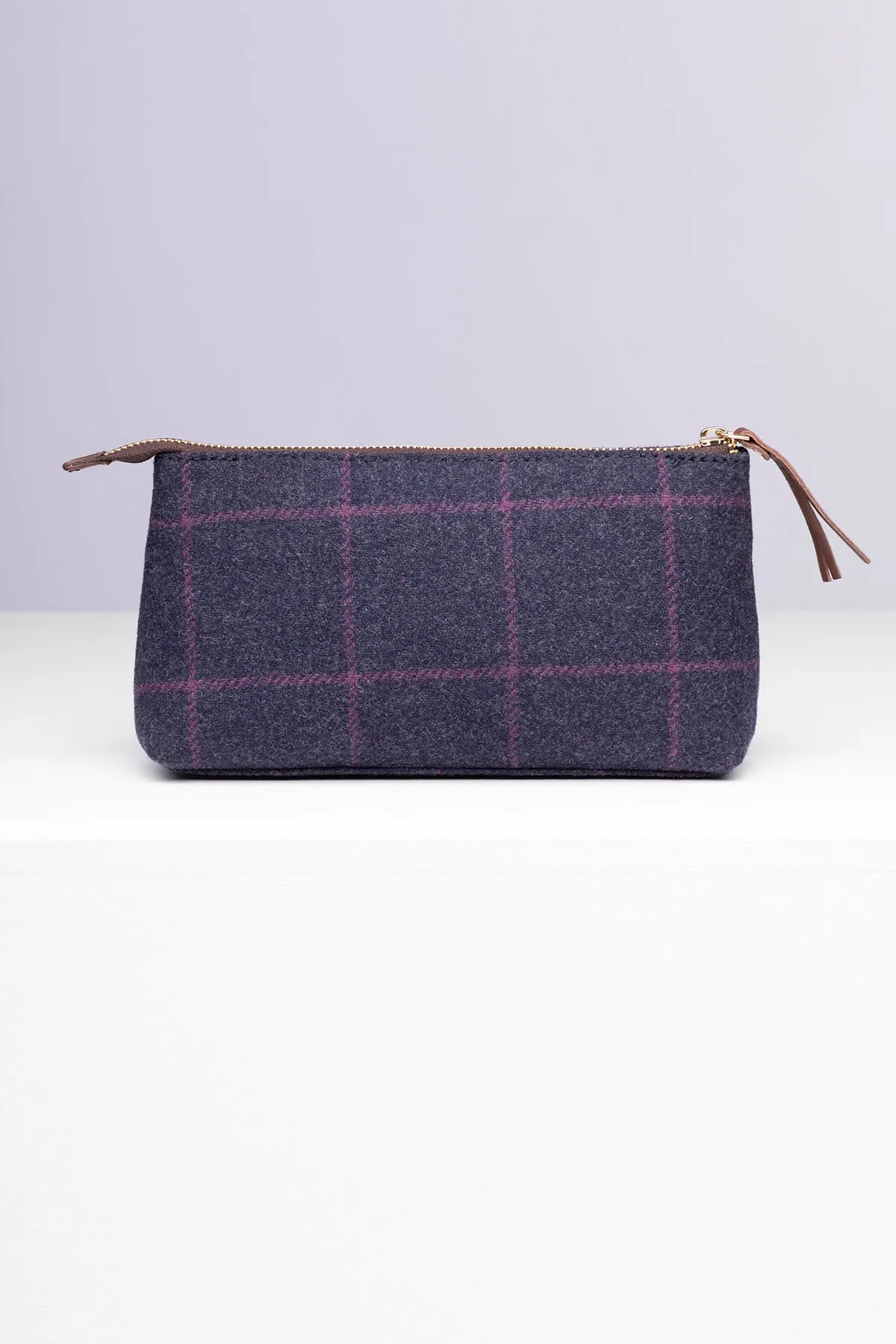 Tweed Makeup Pouch - Helmsley