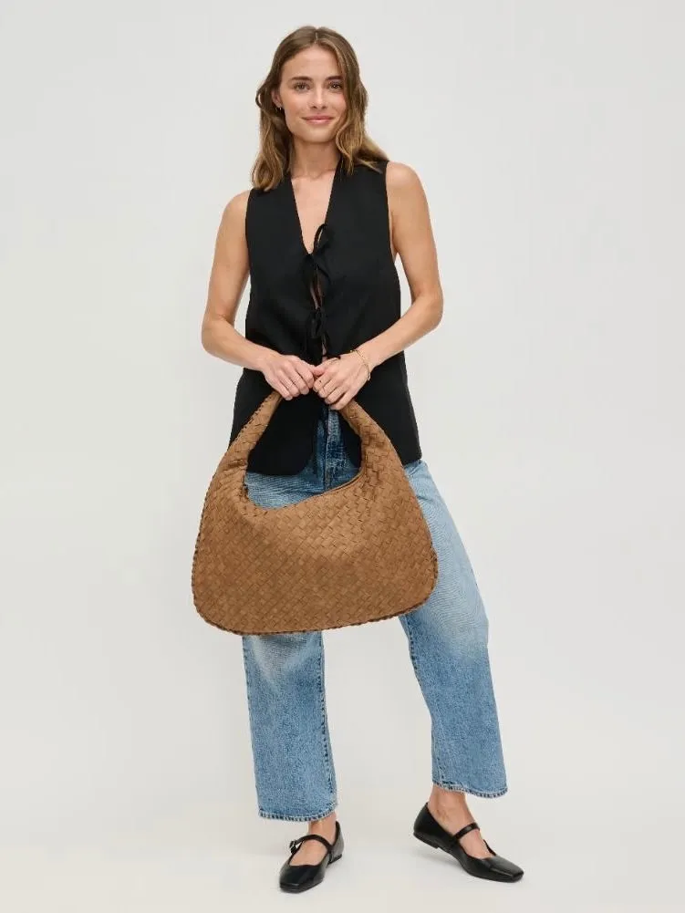 Victoria Weave Hobo Bag