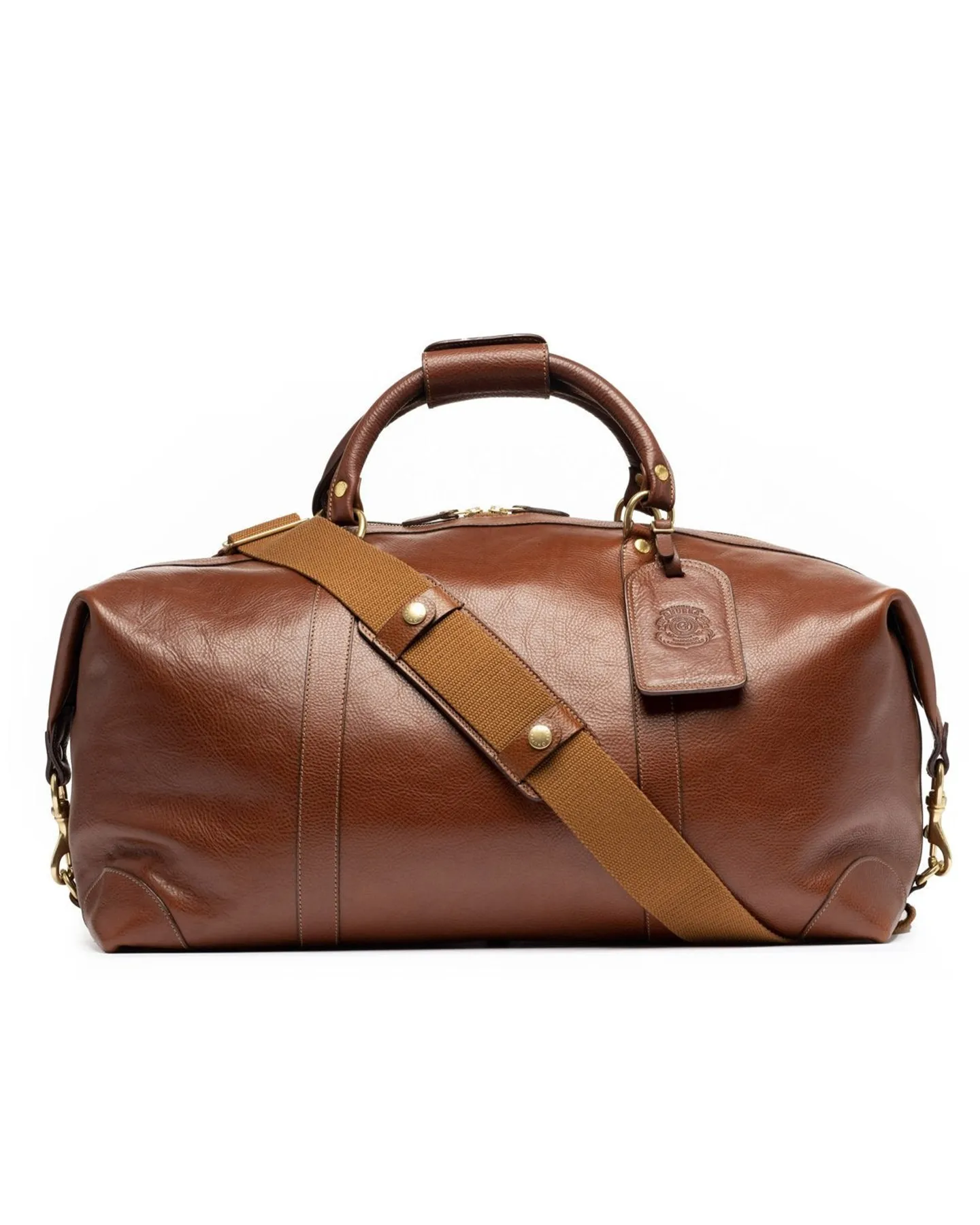 VINTAGE CHESTNUT LEATHER CAVALIER II BAG