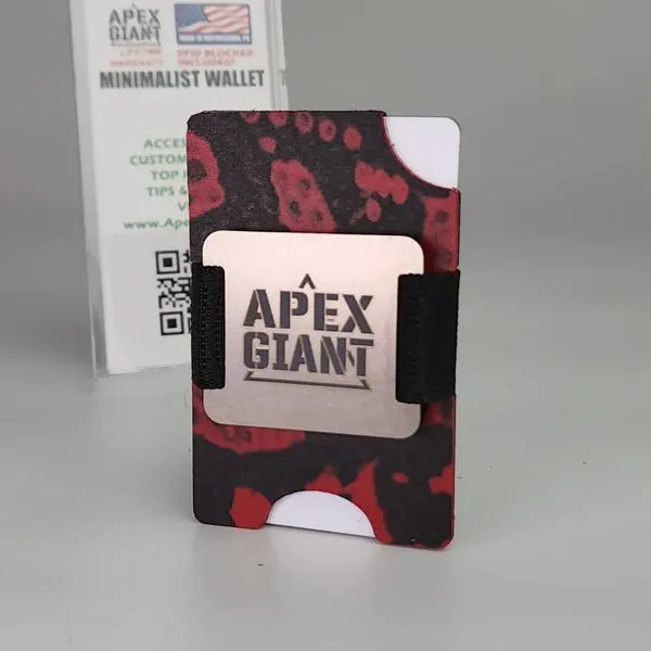 Wallet - Cedar Grove Outdoors Venomous EMT Red - APEX GIANT