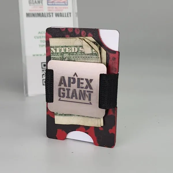 Wallet - Cedar Grove Outdoors Venomous EMT Red - APEX GIANT