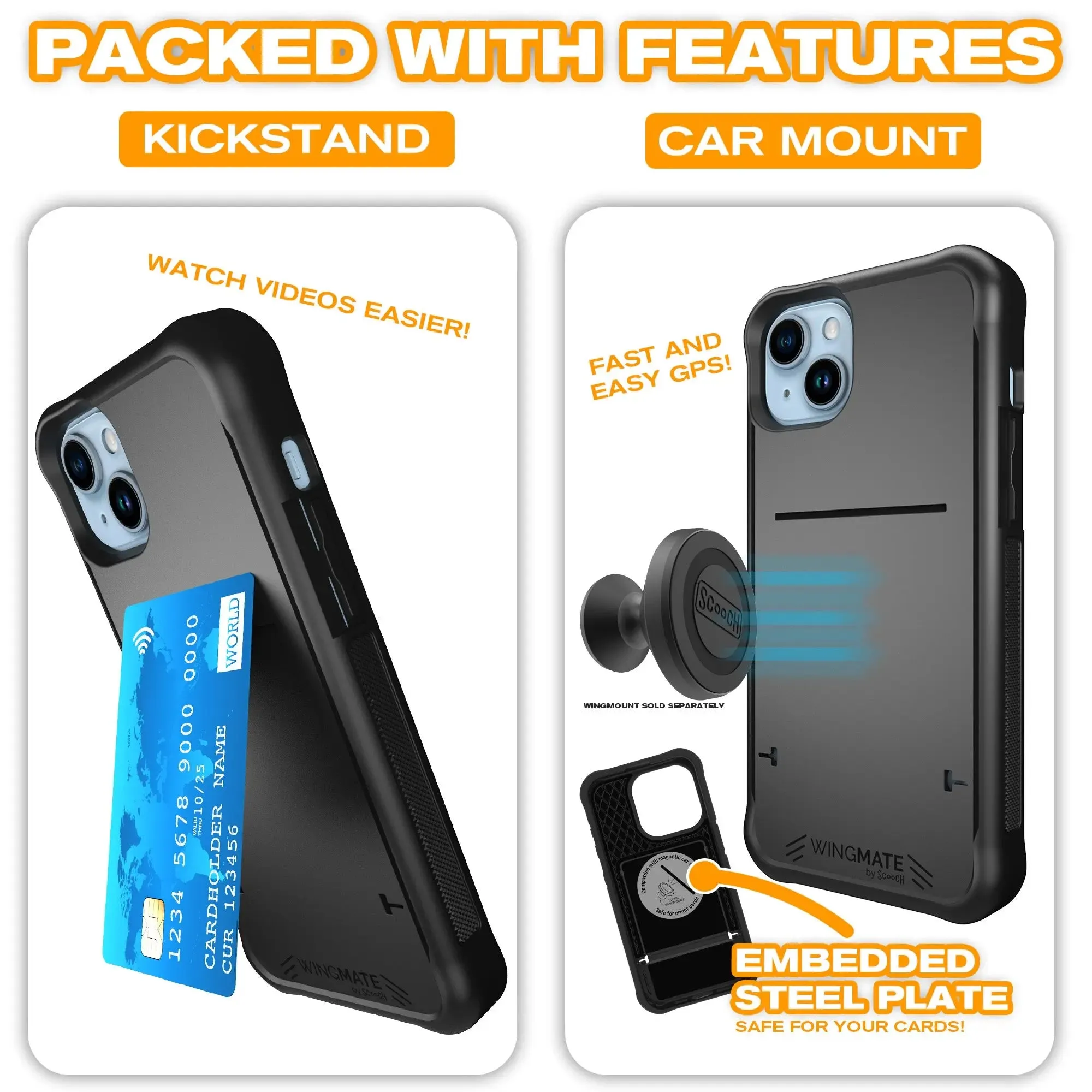 Wingmate Starter Bundle for iPhone 15 Plus