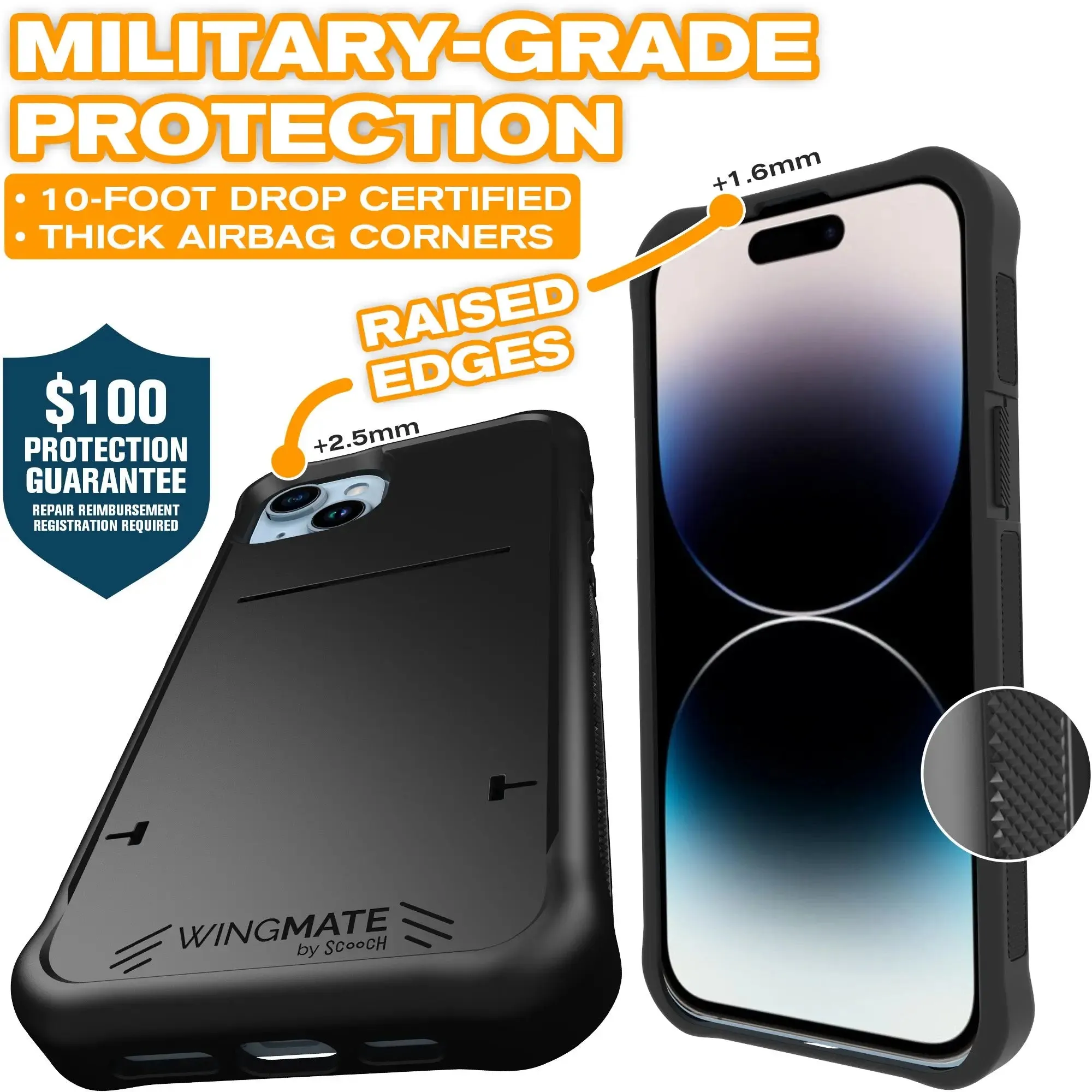 Wingmate Starter Bundle for iPhone 15 Plus