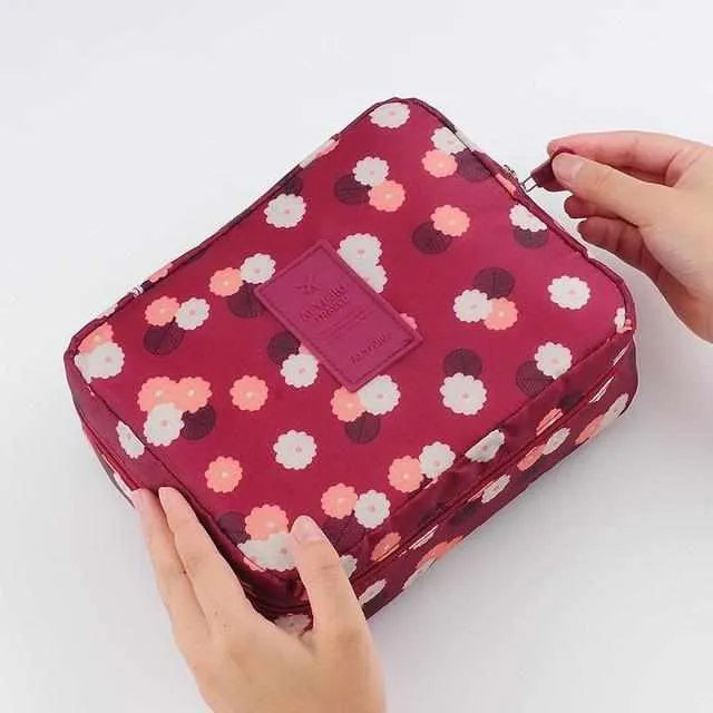 Women Cosmetic Bag - Portable Waterproof  Multifunction Organizer