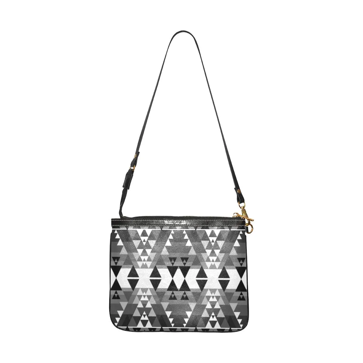 Writing on Stone Black and White Small Shoulder Bag