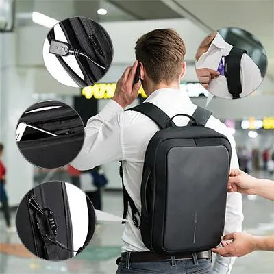 XD Design Bobby Bizz Anti Theft Backpack & Briefcase with Strap