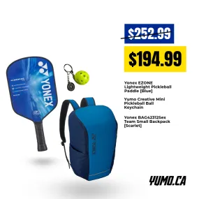 Yonex EZONE Light-Weight Pickleball Paddle   Backpack Bundle