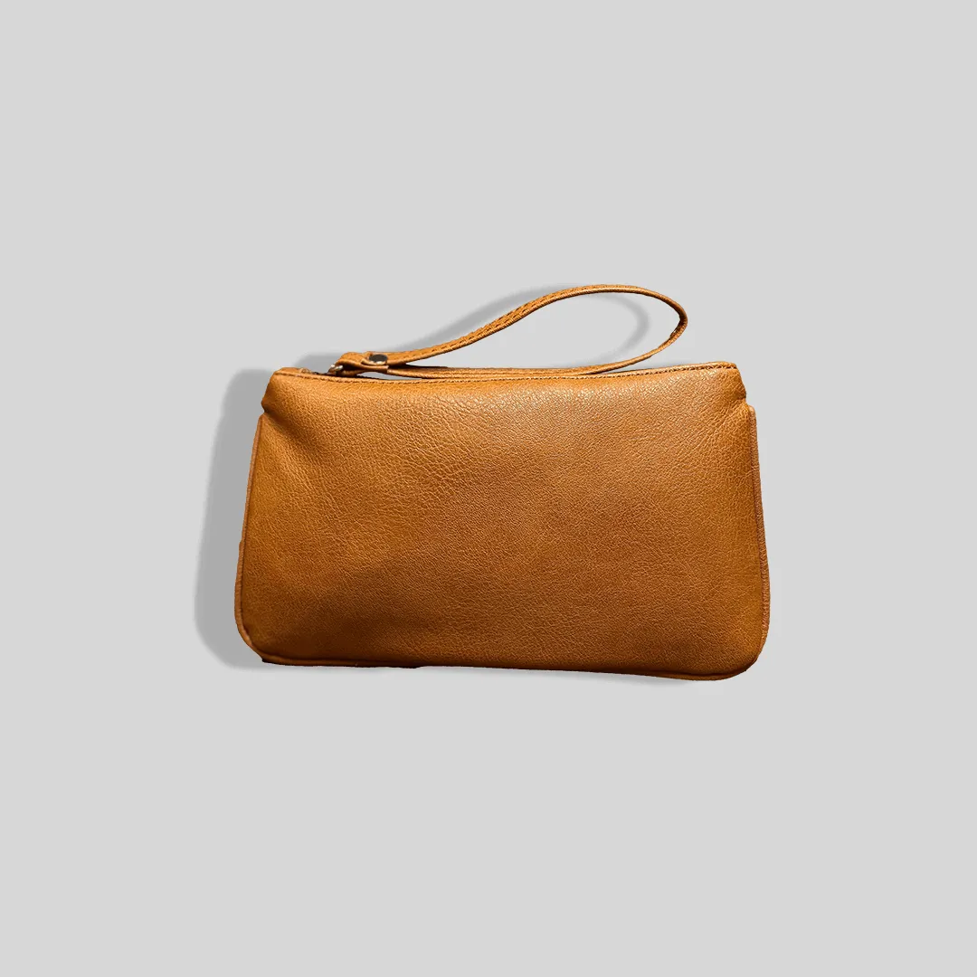 Zip Purse - Caramel